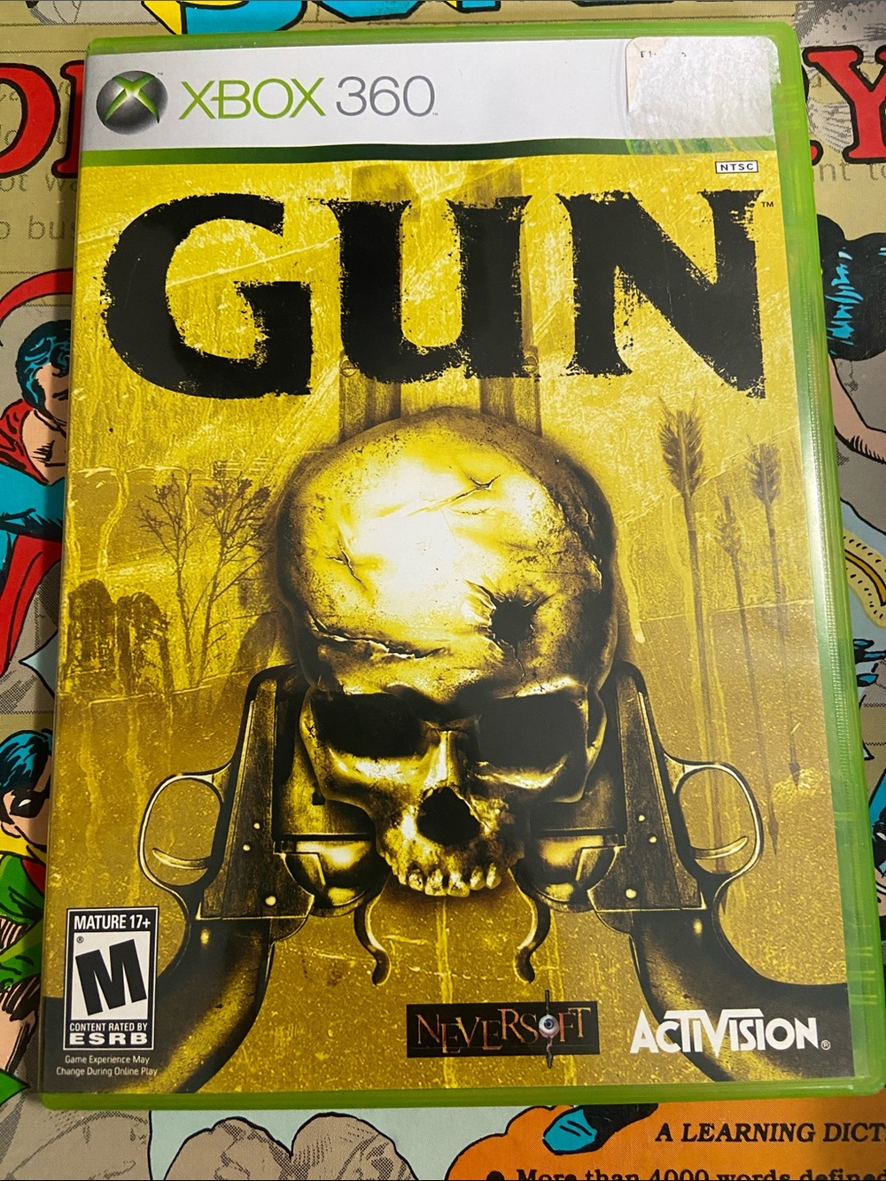Gun (Microsoft Xbox 360, 2005) Activision Video Games 360 Games CIB